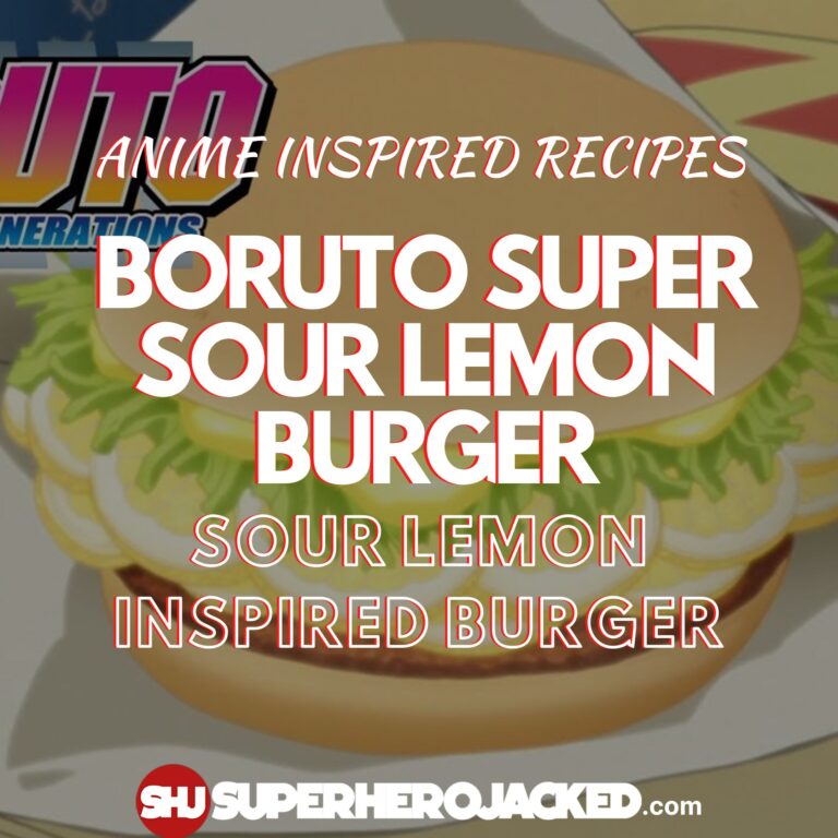 Boruto Super Sour Lemon Burger Recipe Anime Inspired Recipes