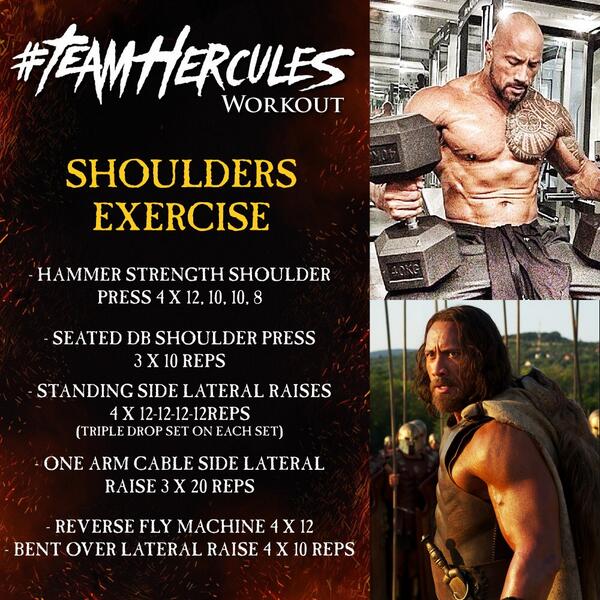 Dwayne Johnson Workout Routine and Diet Plan: Train like The Rock