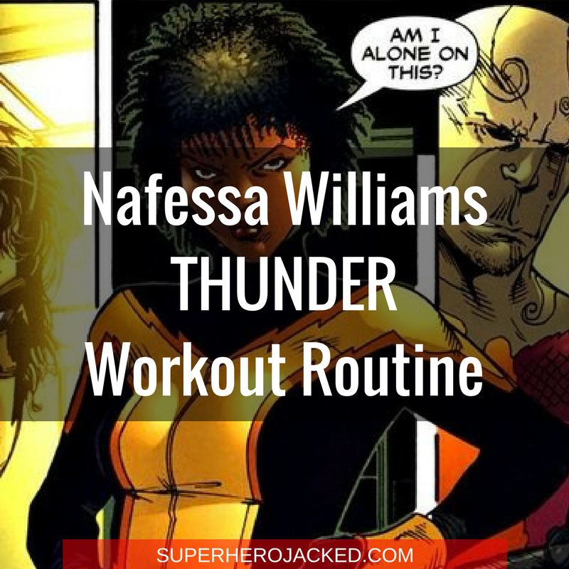 Nafessa Williams Thunder Workout Routine