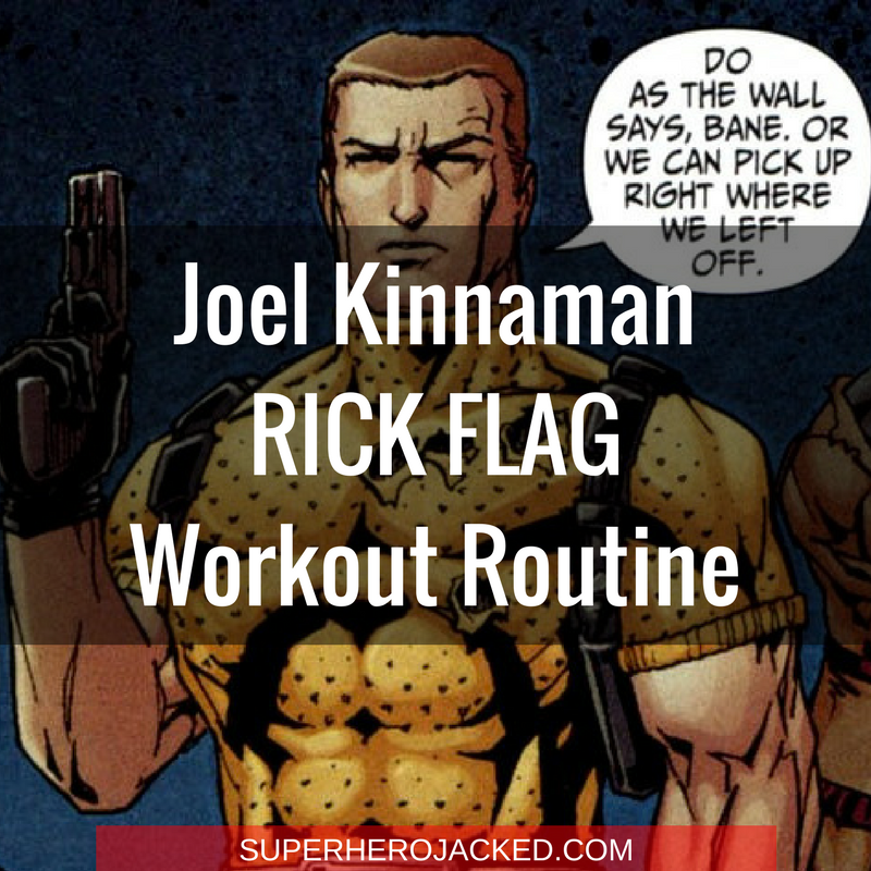 Joel Kinnaman Rick Flag Workout Routine