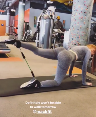 Madelaine Petsch Workout Video