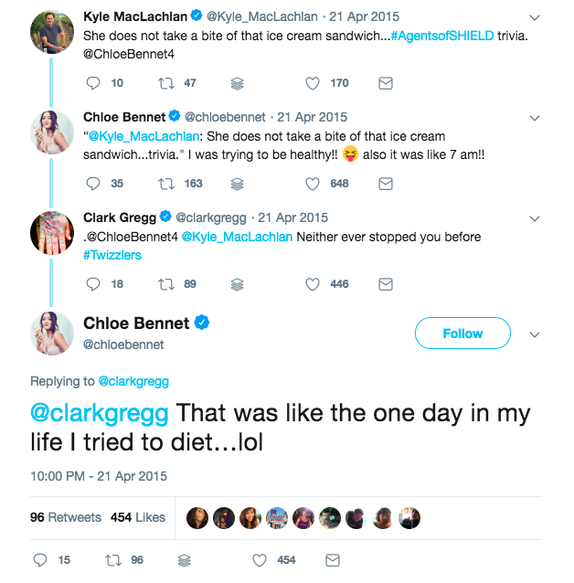 Chloe Bennet Diet