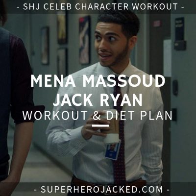 Mena Massoud Jack Ryan Workout and Diet