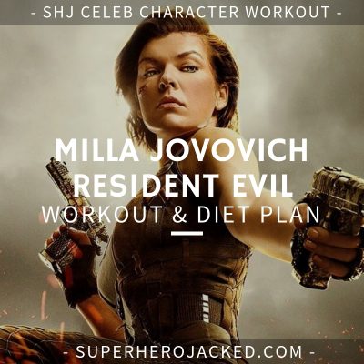 Milla Jovovich Resident Evil Workout and Diet
