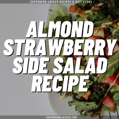 almond strawberry side salad