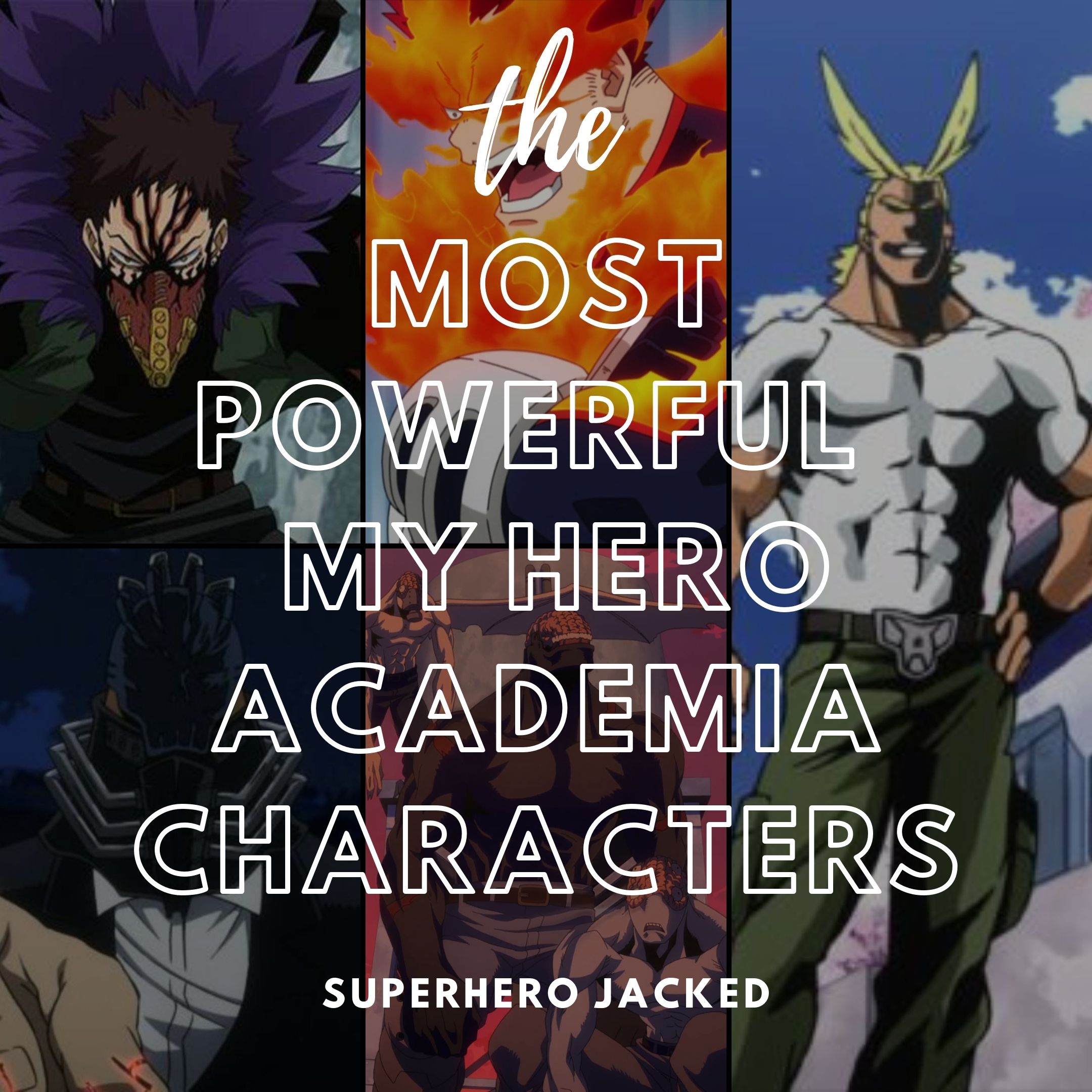 TOP 10 MOST POWERFUL VILLAINS in Boku no Hero - My Hero Academia 
