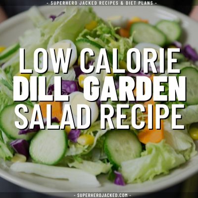 low calorie dill garden salad recipe