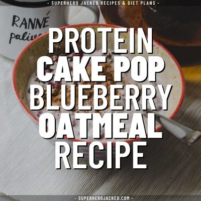 protein cake pop blueberry oatmeal recipe