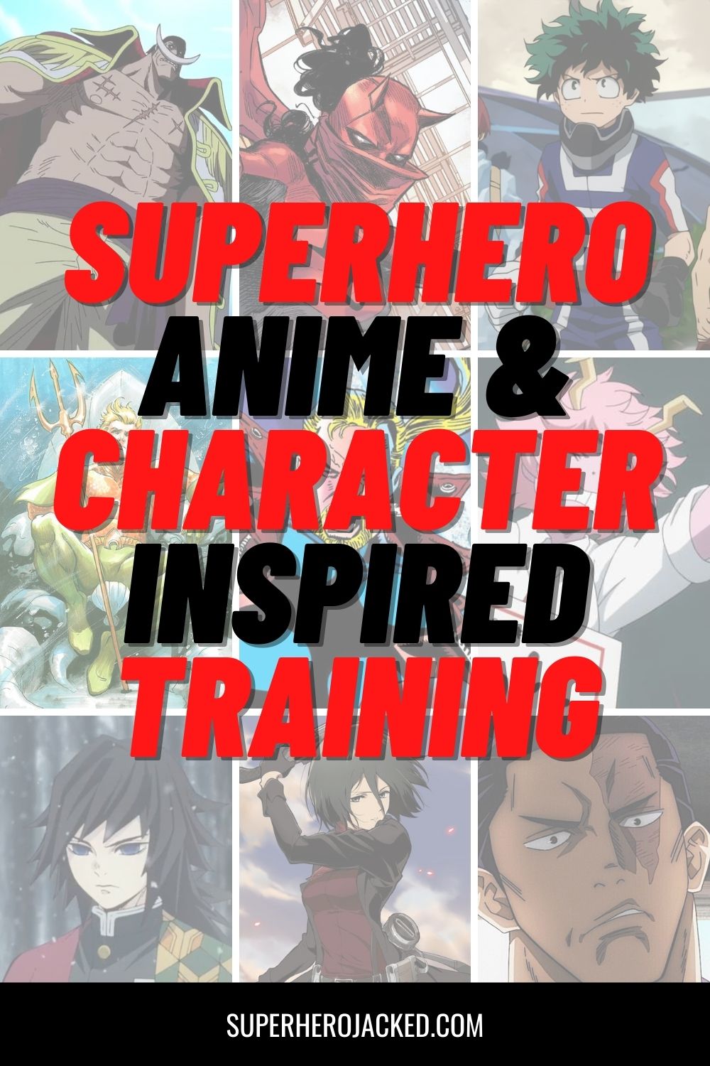 superhero, anime & character training