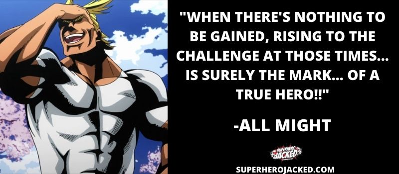 All Might Quote 1