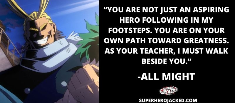 All Might Quote 2