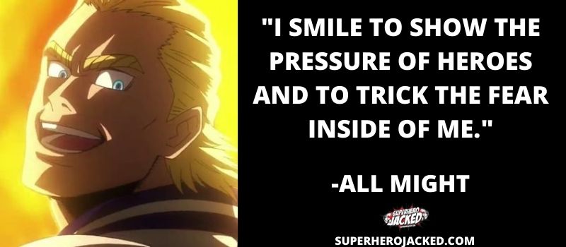 All Might Quote 3