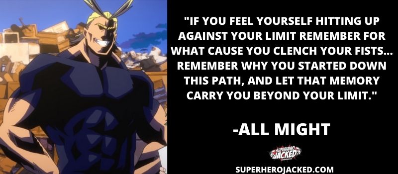 All Might Quote 4