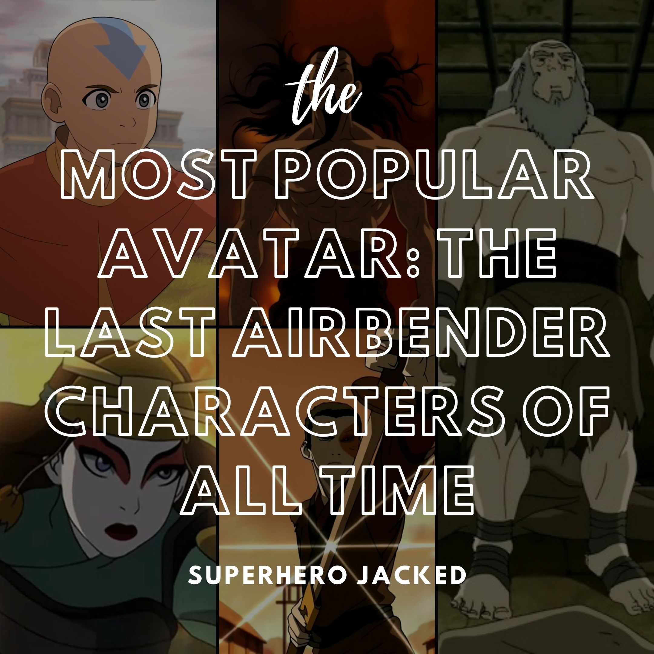 Favourite Avatar The Last Airbender Characters by x22 on DeviantArt