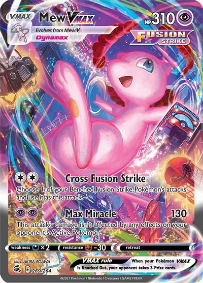 Mew Alt Art Vmax Best Fusion Strike Cards