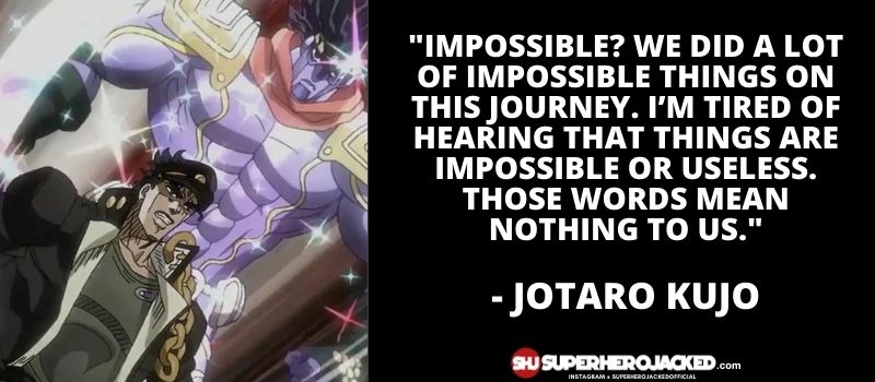 Jotaro Quotes