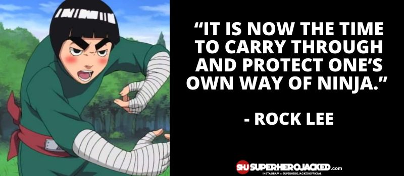 Rock Lee Quotes 6