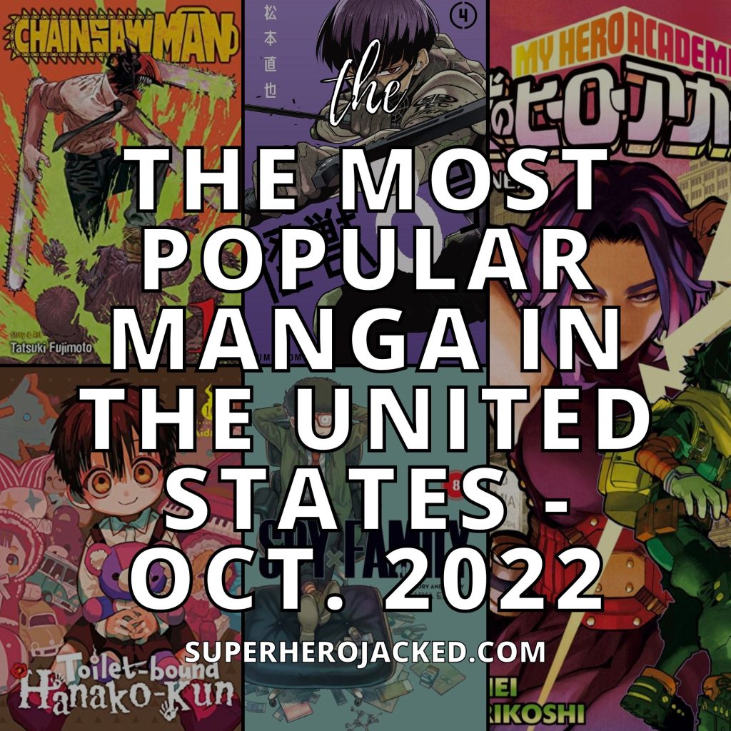 Most Popular Manga in The United States October 2022